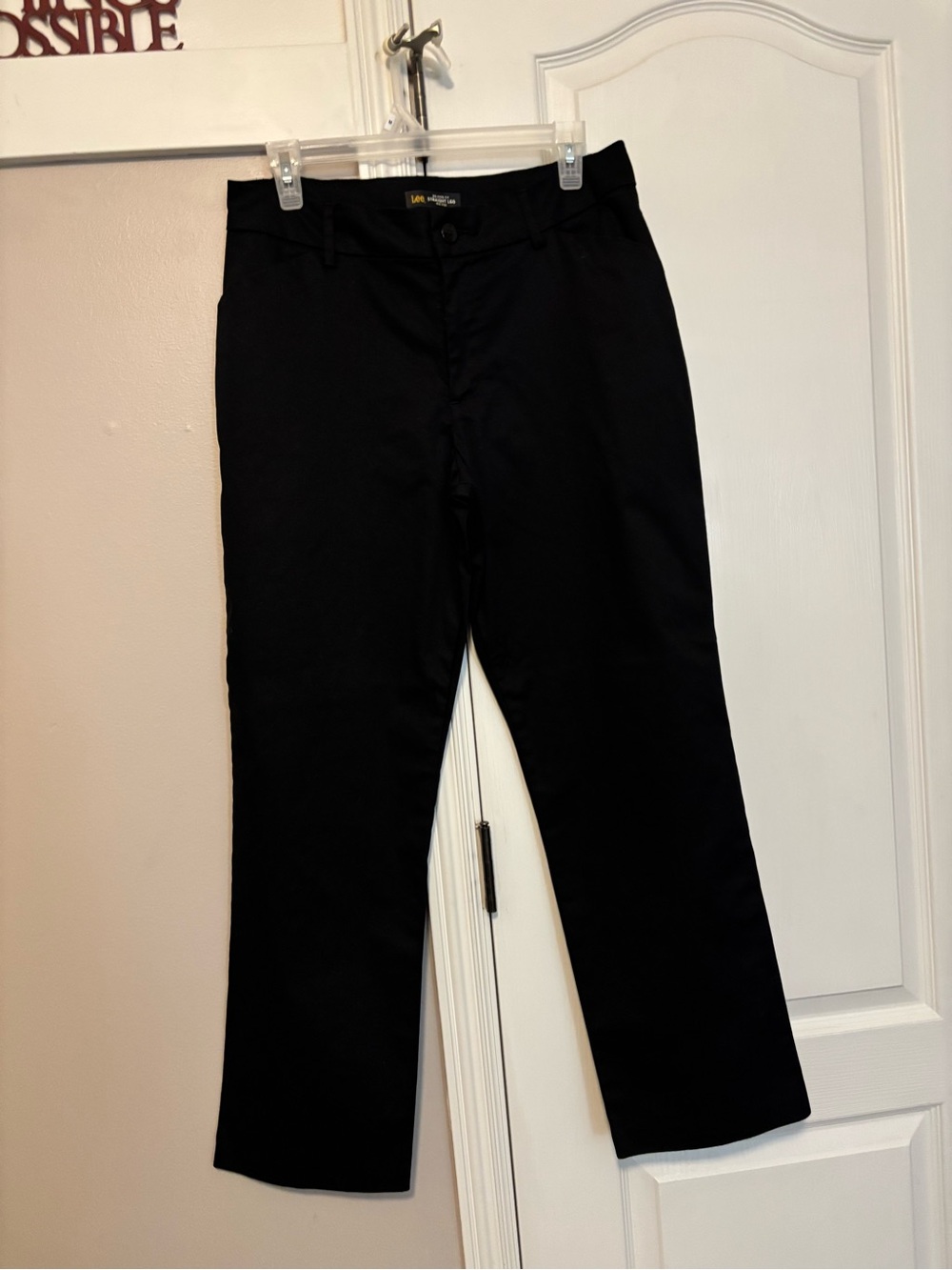 Lee Blue Straight-Leg Work Pants